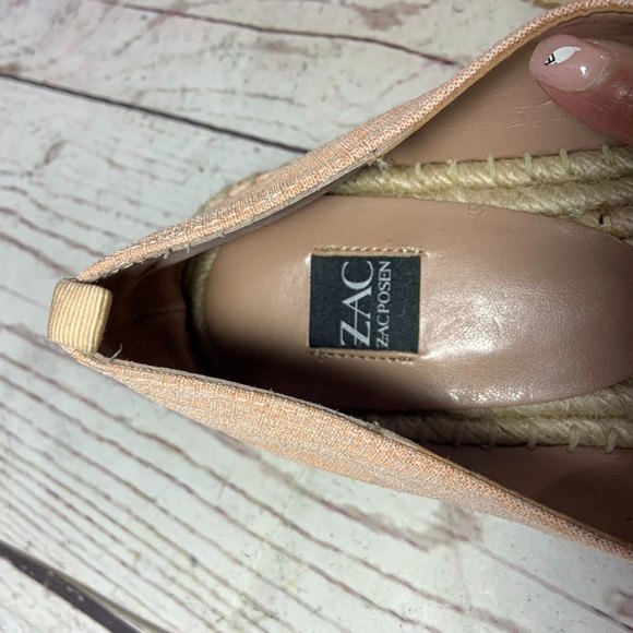 NEW Zac Posen Women's VIDA Woven Slip On Round Toe Espadrilles Shoes Sz 8.5 - Picture 7 of 9